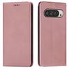 For Google Pixel 9 Pro XL Case Wallet Calf Texture Leather Phone Cover with Hidden Magnetic Closure