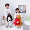 Kids School Bag With Adorable Bear Pendant And Lightweight Nylon Interior For Young Children