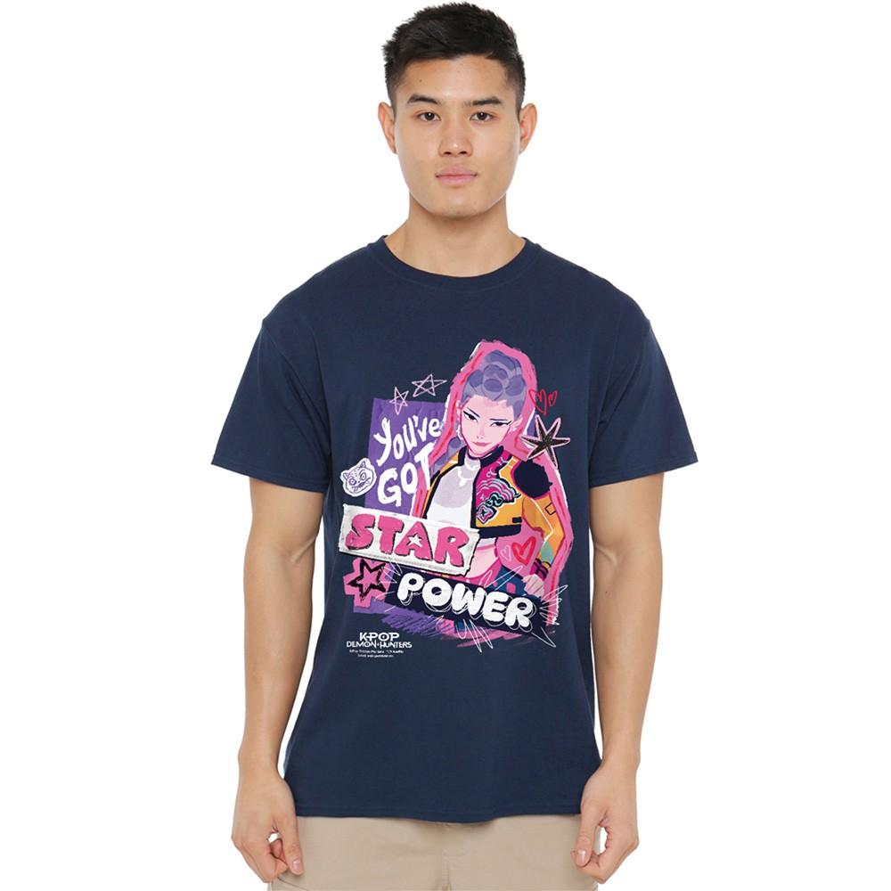 Kpop Demon Hunters Rumi Scrapbook Star Unisex T Shirt S-5XL, Navy