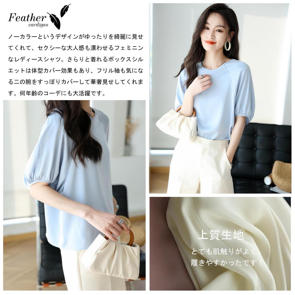 Chiffon Round Neck Loose Slimming Everyday [MSFQSNB] Women's Blouse, Pullover, Fit, Effect, Versatile, Elegant, Stylish, Cute, Casual, Office,