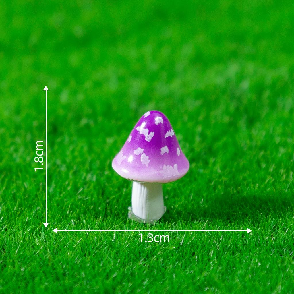 6PCS Micro landscape DIY mushroom decoration set