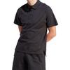Polo Shirts Men's Black Polo Collar Moderate Straight Fit IA3124
