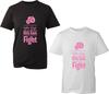 Wer sagt, dass Mädchen nicht kämpfen können T-Shirt Brustkrebs Aufklärung Krieger Geschenk T-Shirt Oberteil