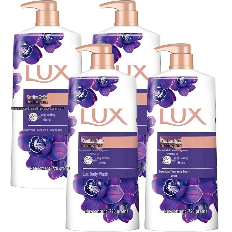 LUX Enchanting Lotus Body Wash 4-Pack