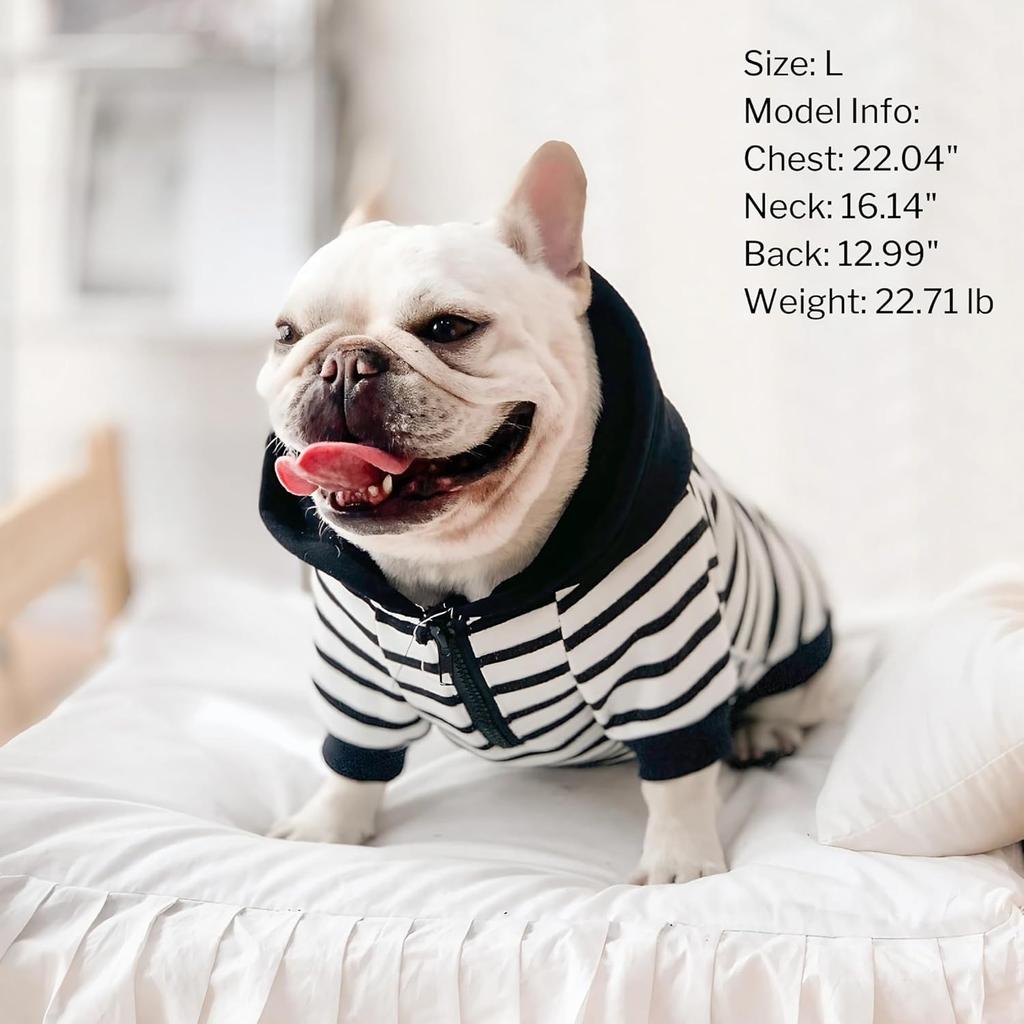Dog Sweaters for Medium Dogs Boy French Bulldog Clothes,Frenchie Clothes Dog Fleece Sweaters Winter Coat Pet Sweatshirt Hoodie Medium Sized Halloween
