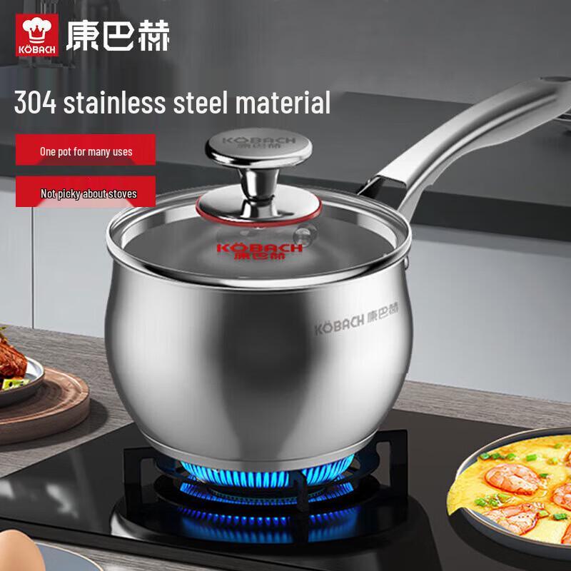 KOBACH 16cm 304 Stainless Steel Saucepan