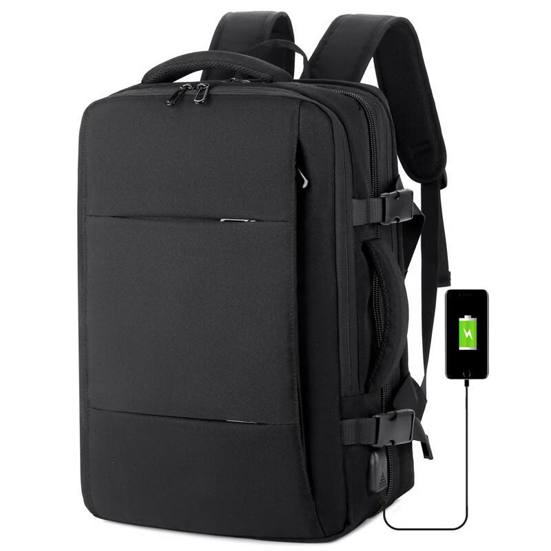 Unisex Simple Splash-Proof Laptop Backpack 17 inch