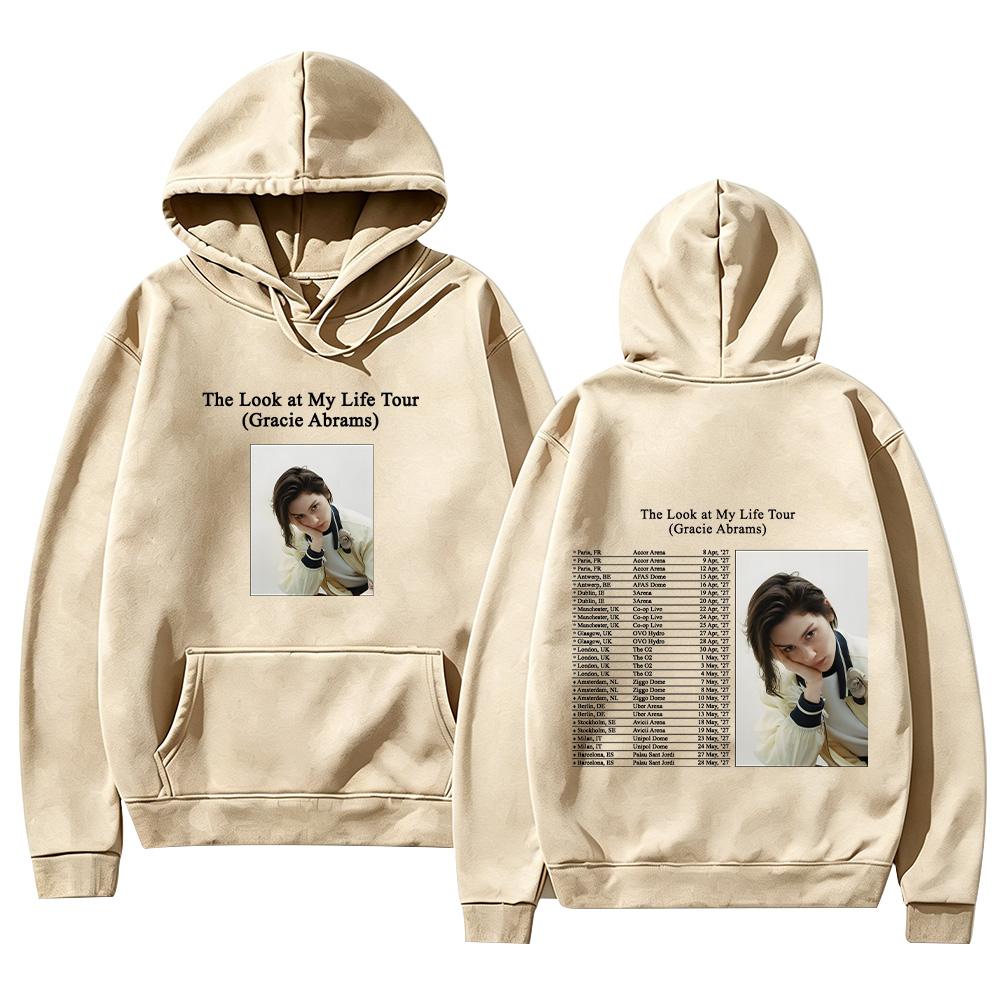 The Look At My Life Tour Gracie Abrams Hoodies Herren Damen Ästhetische Retro Sweatshirts Unisex Neu High Street Übergroße Pullover