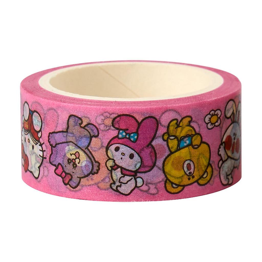 Sanrio SWIMMER Masking Tape Case Set Sanrio Characters AS Resin 032158 & (2nd Edition) Paper, Polystyrene,