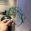 Luxury Fairy Vintage Headband Elegant Wedding Headwear Crystal Beaded Hair Hoop  Hair Accessories
