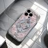 Retro European Cupid Angel Aurora Laser Phone Case For iPhone 16 15 14 13 12 11 7 8 X XS Pro Max INS Glitter Lens Protect Cover
