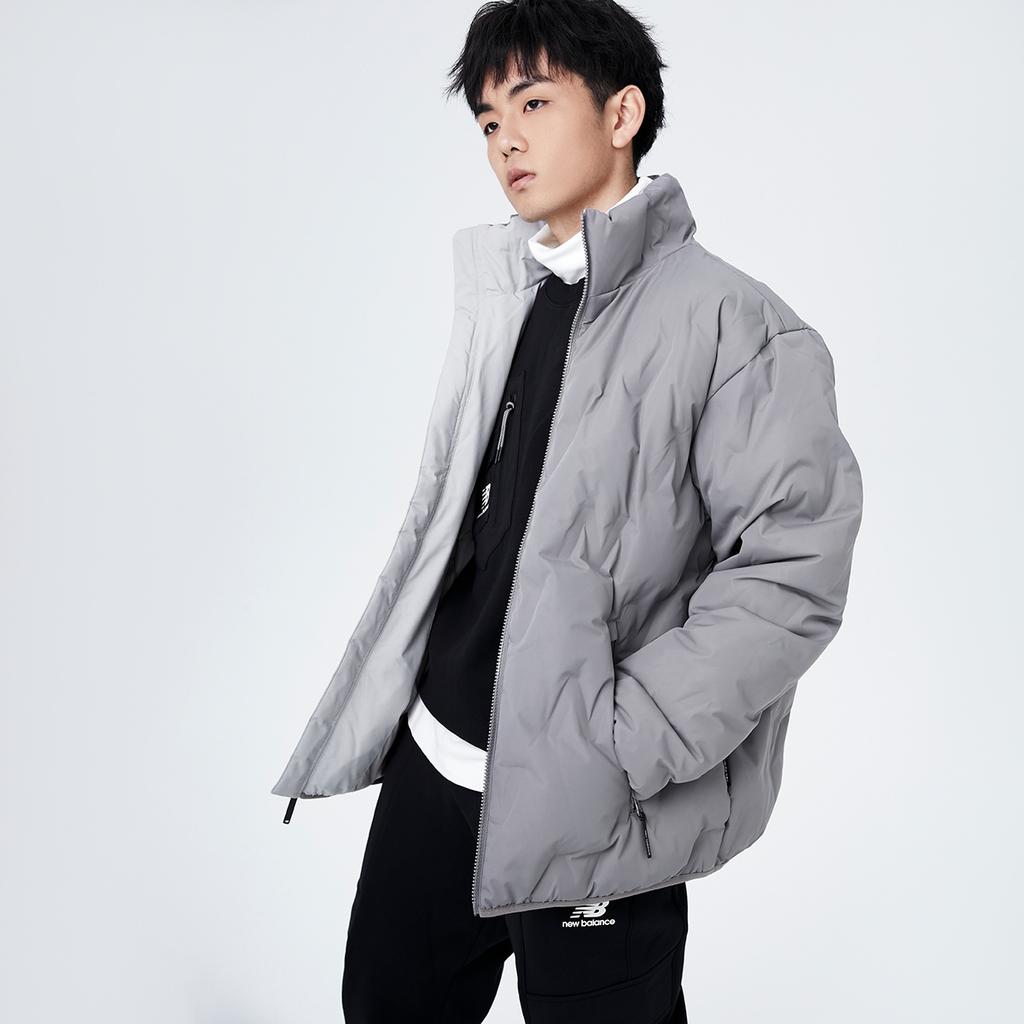 New Balance Casual Lifestyle Jacket Asia Sizing 'Grey' Men's AMJ14330-RCD