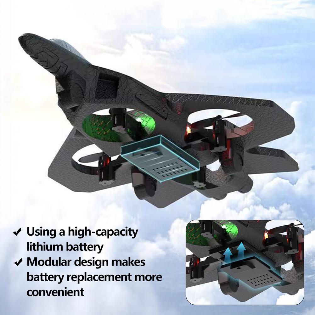 Remote Control Airplane RC Aircraft Foam Glider Quadrotor Model Outdoor Flying Toy Gift