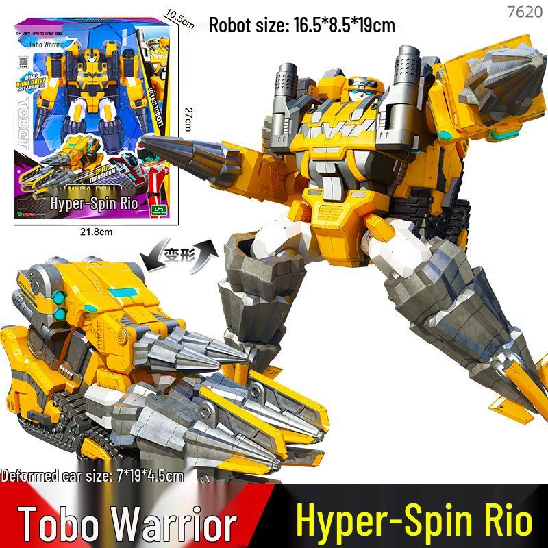 Tobot Warriors Transforming Car Robot Toy - Galaxy Detectives Sonic Thunder for Boys