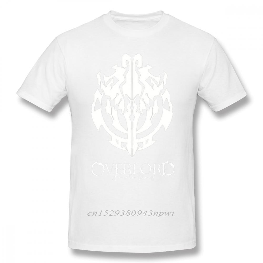 Overlord T-Shirt Overlord Anime Gildenemblem Ainz Ooal Gown T-Shirt Grafisches Kurzarm-T-Shirt Herren Übergröße T-Shirt
