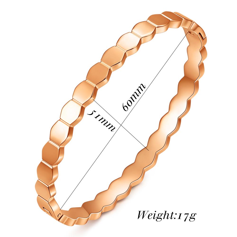 VQYSKO Hexagonal Honeycomb Bracelet Titanium Steel Bangles Handmade Chic And Elegant Statement Jewelry Gifts For Him