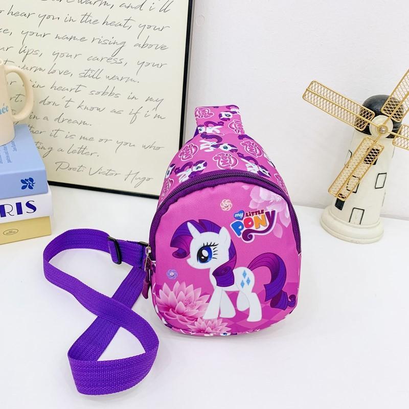 

Маленький Пони Моя Дружба - это Магия Очаровательная Детская Нагрудная Сумка Игровая Дышащая фиолетовый