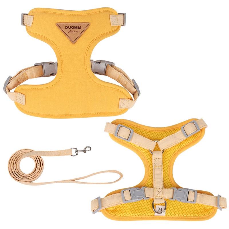 Hot Selling Dog Chest And Back Strap Wholesale Pet Leash For Small Dogs Prevents Escape Adjustable Size