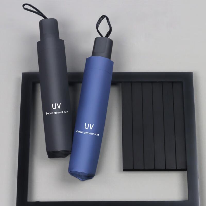 Nanqiao Automatic UV Protection Black-Coated Folding Umbrella
