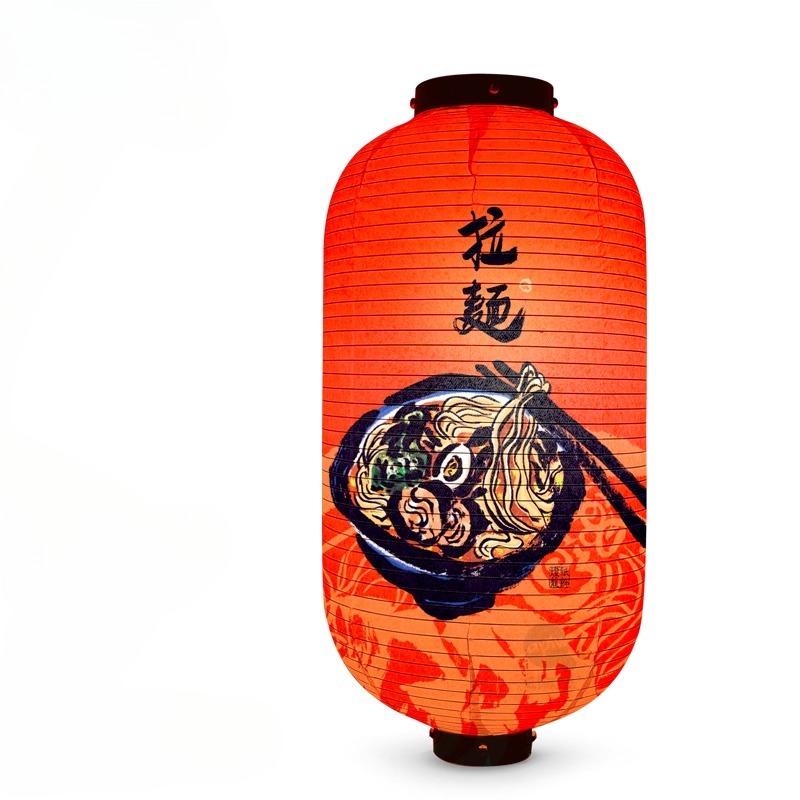 Korean style Restaurant Lanterns Outdoor Waterproof Fabric Hand-written Japanese Food Illustrations Izakaya Advertising Decorate