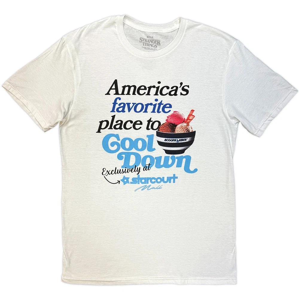 Stranger Things Ahoy Gool Down Official Tee T-Shirt Mens 2XL