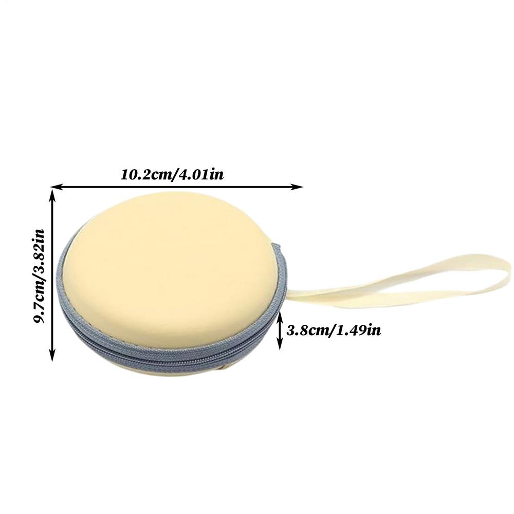 

Waterproof Earbud Case Portable - Earphone Storage Pouch for Gym, Travel, Work, School, Outdoor Exercise & Home Organization белый