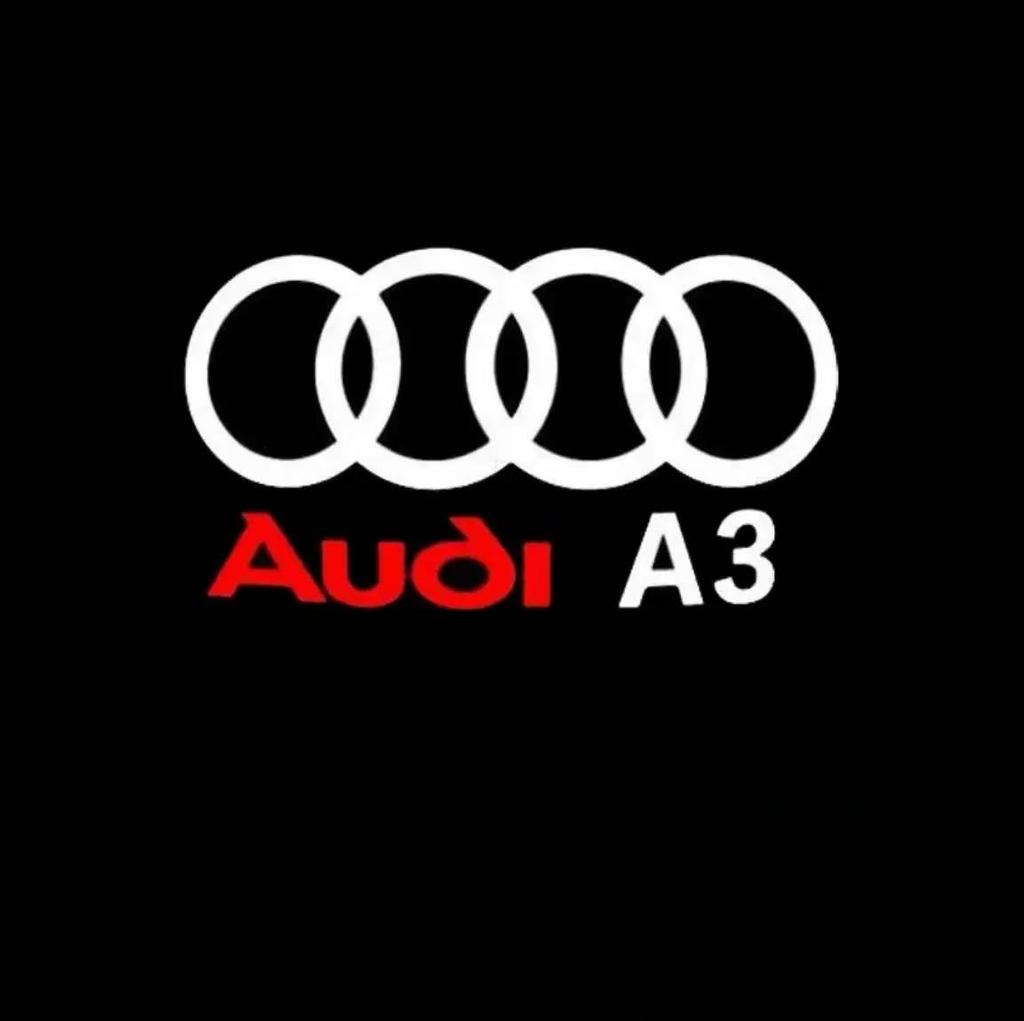 For Audi 8L Car Door Welcome Lights for Audi A1 A3 8P 8V A4 A5 A6 A7 A8 Q3 Q5 Q7 Q8 Sline TT Logo Projector Ghost Shadow Lamp Accessories