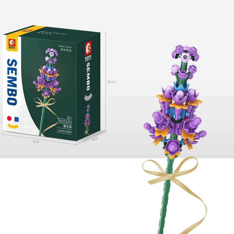 Eternal Flowers Bouquet Building Blocks Compatible For Lego Assembled Building Block Toys For