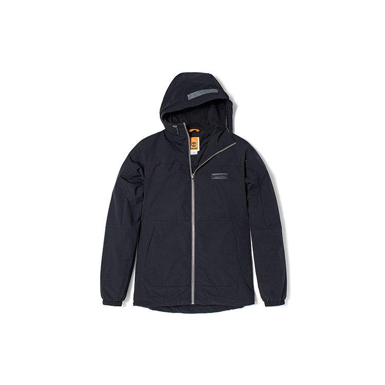 Timberland Casual Sports Hooded Jacket Men Jackets Black A62EW-001