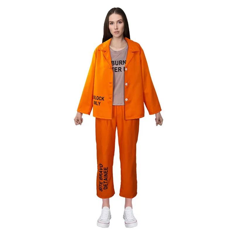 Hororový padouch klaun celoplošný kostým Cosplay set, Strašidelná filmová postava Halloweenská párty kompletní oblečení