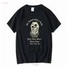 Camiseta Annabel Lee Edgar Allan Poe Amávamos com um Amor PoeT Esqueleto Os Amantes TaroT vintage Lavada Ligeiramente Esticada