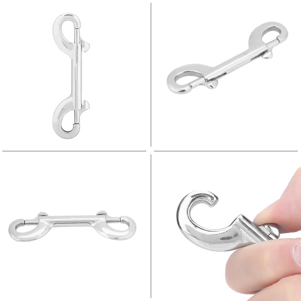 KEEP DIVING316 Edelstahl Doppelend-Tauchkarabiner für BCD