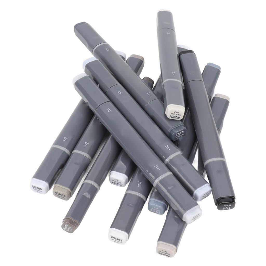 12 Pcs Acrylic Paint Markers Environmentally Friendly Safe Wide Applications Double Ended Markers Set