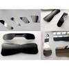 Dental Lab 4pcs Stainless Steel Mirror and Photographic Black Background Board