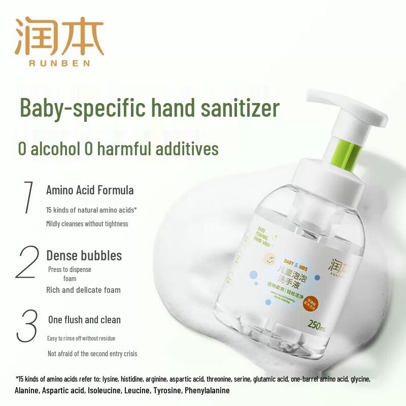 RUNBEN Children's Foaming Hand Soap