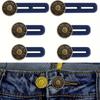 6 extensores de botões para jeans e calças: Expansor de cintura universal para mulheres e homens, solução instantânea para extensão de cinto