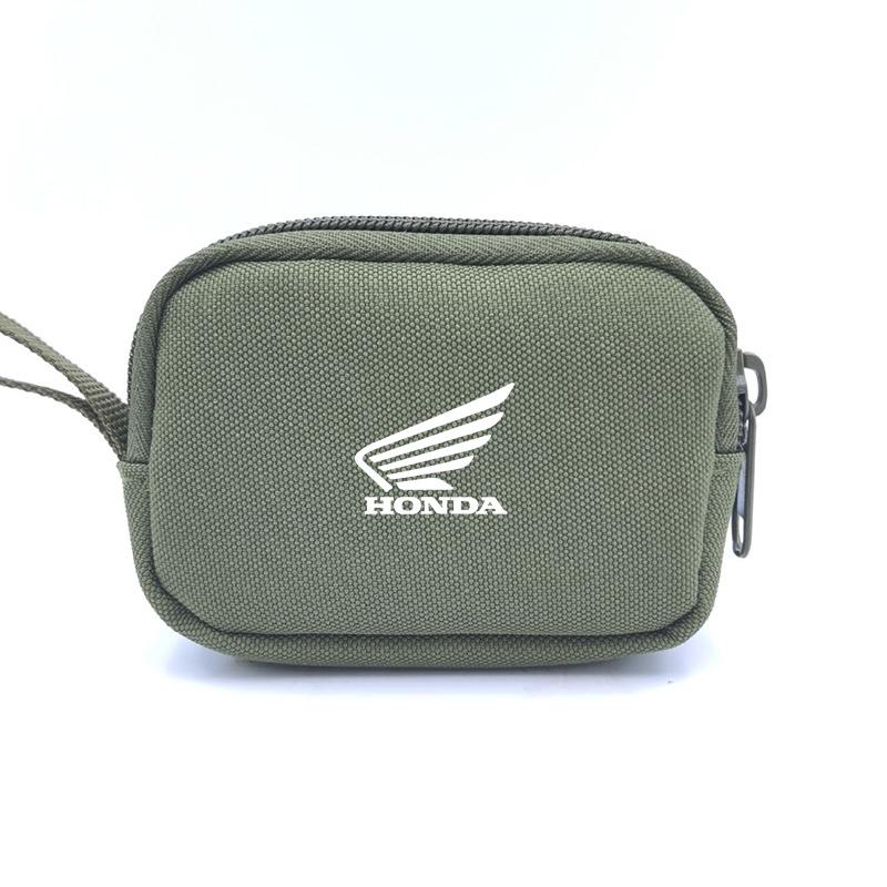 

For Honda CB400 CB650F CBF Africa Twin CRF1100L CRF 1100 CBR25ORR SH3O0 NC75O Polit Car Key Case Keychain Mini Storage Key Bag