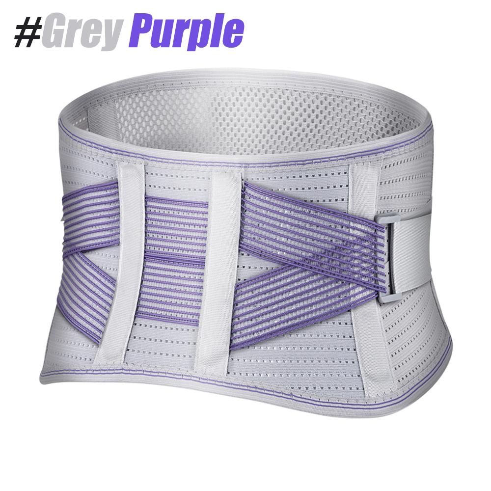 Lightweight Back Brace Men Women Under Uniform, Lower Back Pain Relief, Breathable Mesh With Adjustable Stapes For Back Stress