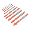 9Pcs Masonry Drill Bits Set Cemented Carbide Industrial Strength Carbide Tip for Wood Ceramic Tile