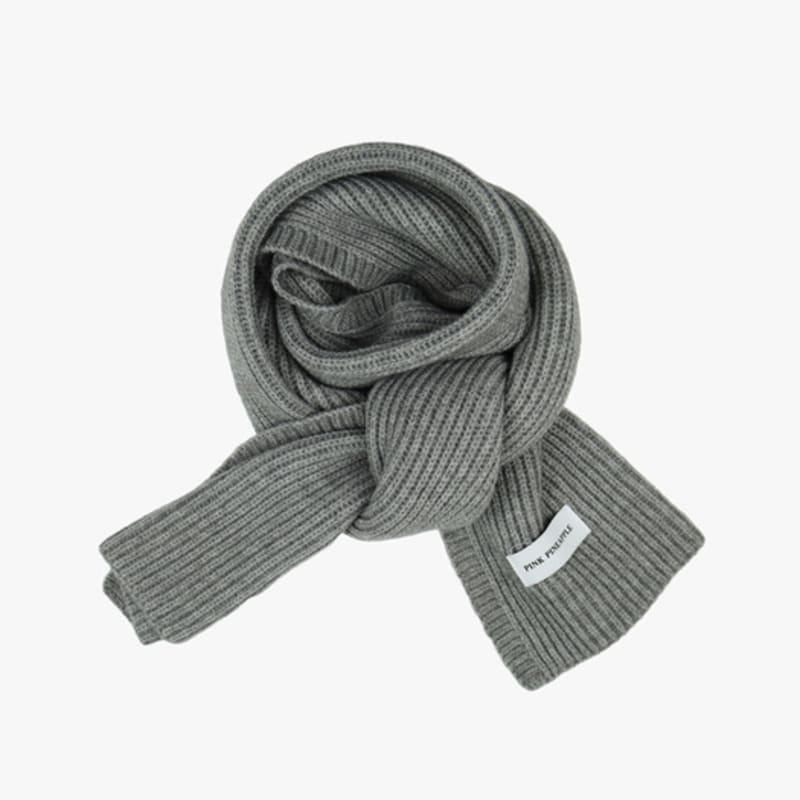 

PINK PINEAPPLE BASIC RIB MUFFLER_GREY GREY_FREE