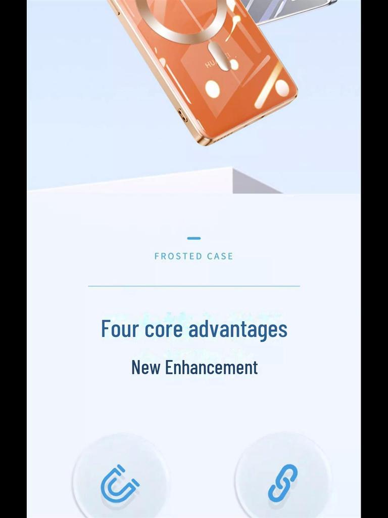 "Huawei Mate60 Pro/P70 Magnetische Sturzsichere Transparente Objektivabdeckung"