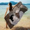 Comic Low Tide In T-Twilights Microfiber Printed Beach Towel Mountain Climbing Yoga Beach Swimming Running Absorbent Soft Towel