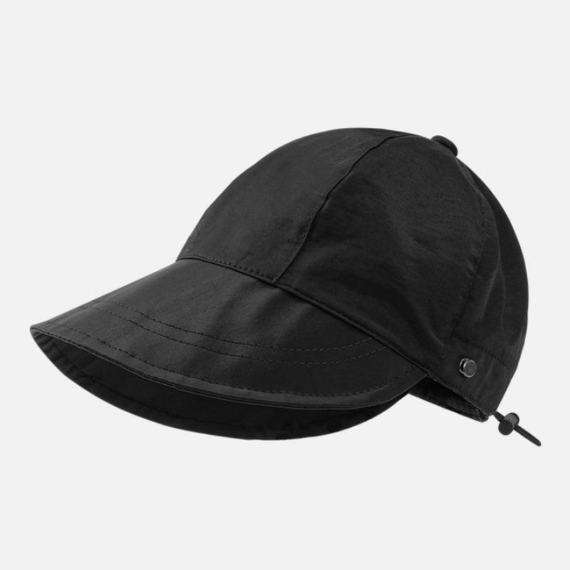 Peaked cap breathable quick drying sun protection sun hat children spring and summer adjustable thin large brim sun hat wind