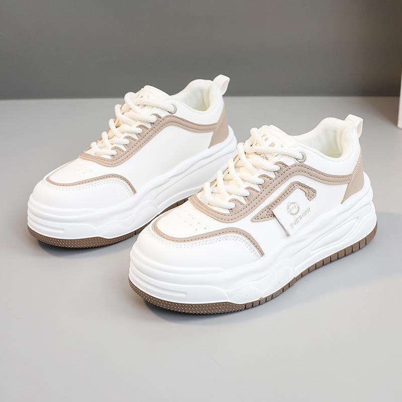 

[Customized] ZY1025 new little white shoes women s 2025 spring and summer thick-soled heightening women s shoes are versatile, wear-resistant and b 40