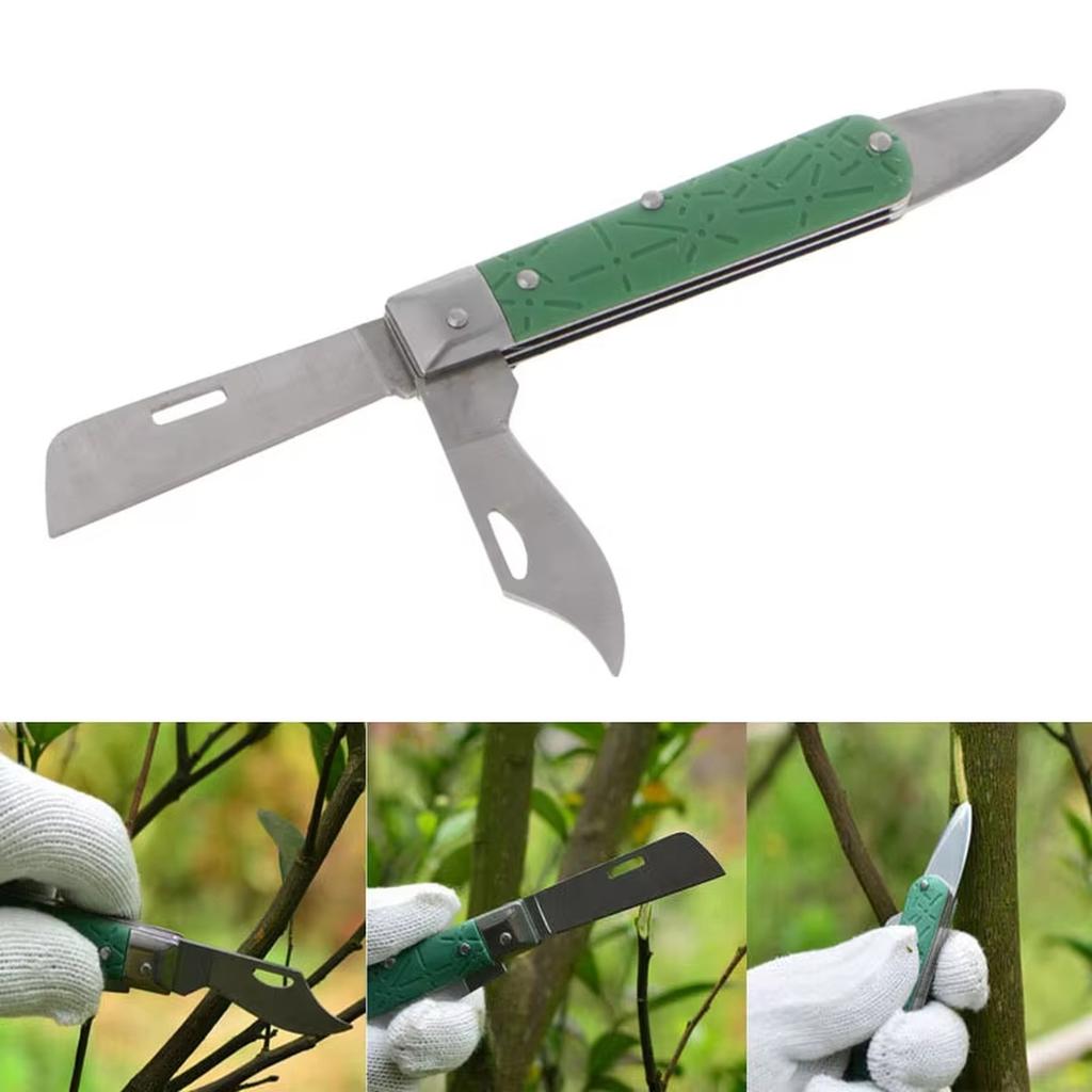 Foldable Cutter Nursery Tool Seedling Tree Knife Peeler Plant Cut Fold Bark Lifter Rose Budding Florist Prun