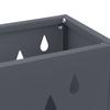 Umbrella Stand Anthracite 28 x 12 x 41 cm Steel