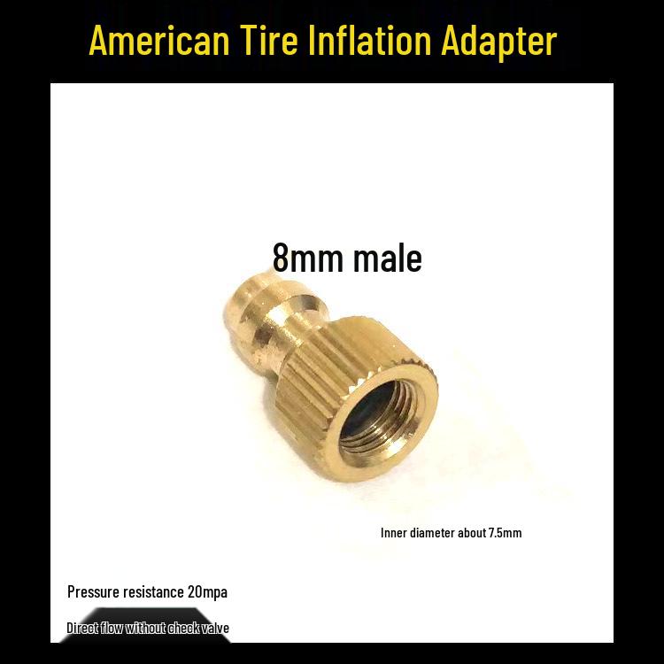 8mm M10*1 Stainless Steel High Pressure Quick Connect Male Coupler for 8mm Female.