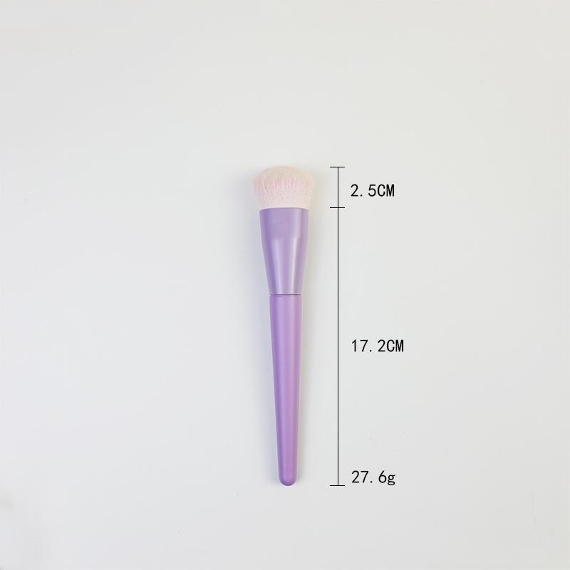 Small Purple Potato 11-Piece Makeup Brush Set: Includes Loose Powder and Eye Shadow Brushes - Beauty Tools Collection