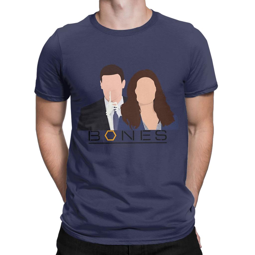 Temperance and Seeley Bones TV Graphic Funny 100 Cotton TShirt Temperance and Seeley Bones Tees Tops For Unisex