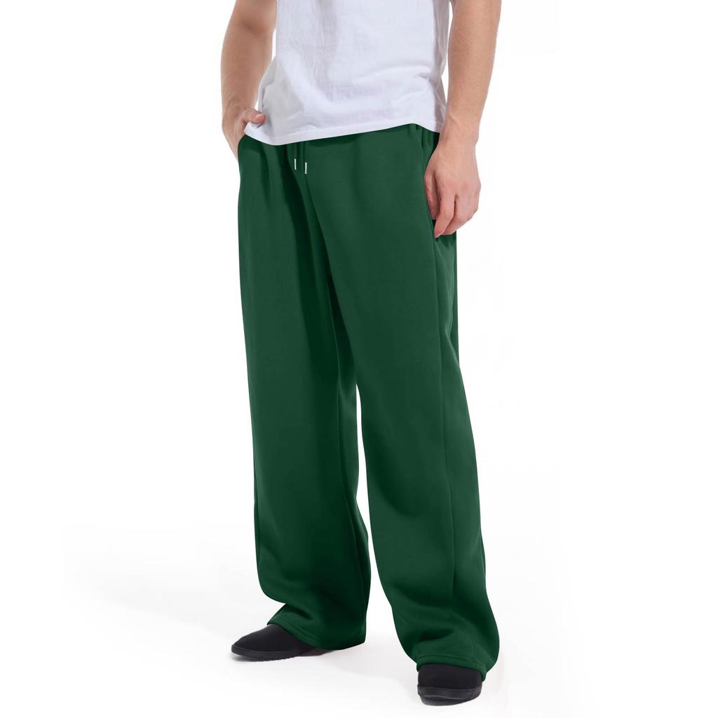 Herr Lös Casual Sweatpants Elastisk Midja Dragsko Sportbyxor